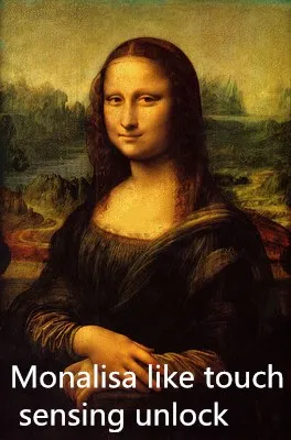 Настоящие игровые реквизиты cs сенсорная разблокировка фоторамки Mona Lisa