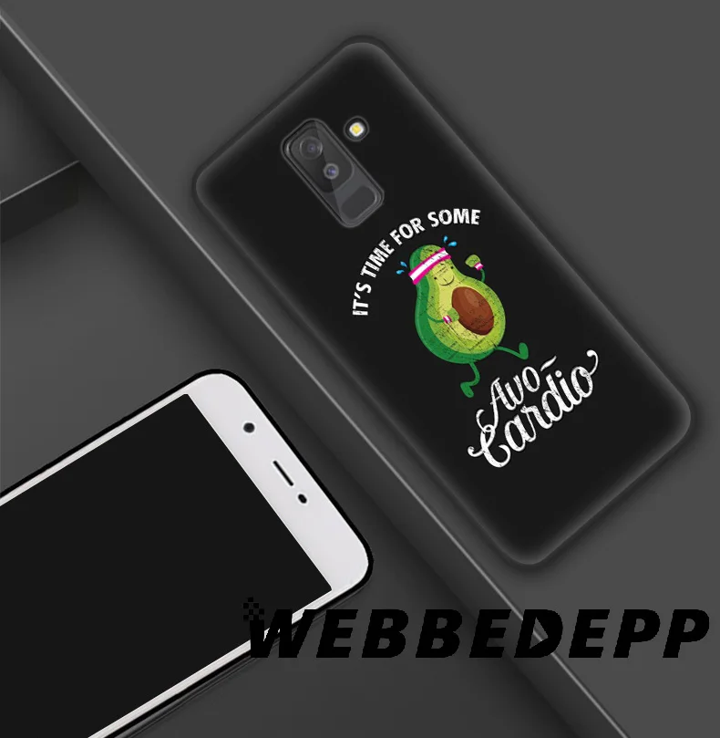 WEBBEDEPP Avo Cardio Avocado Мягкий ТПУ силиконовый чехол для Samsung Galaxy S10 S10e S9 S8 Plus S7 S6 Edge &amp J6 |