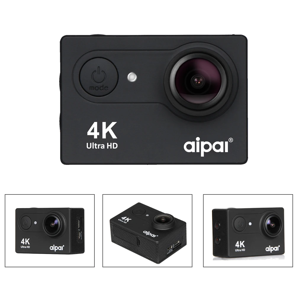 Aipal 4K H9/H9R экшн камера Спорт DV дистанционная Ultra HD 4K/30FPS Wi-Fi 1080P/60FPS 2.0LCD 173D 40