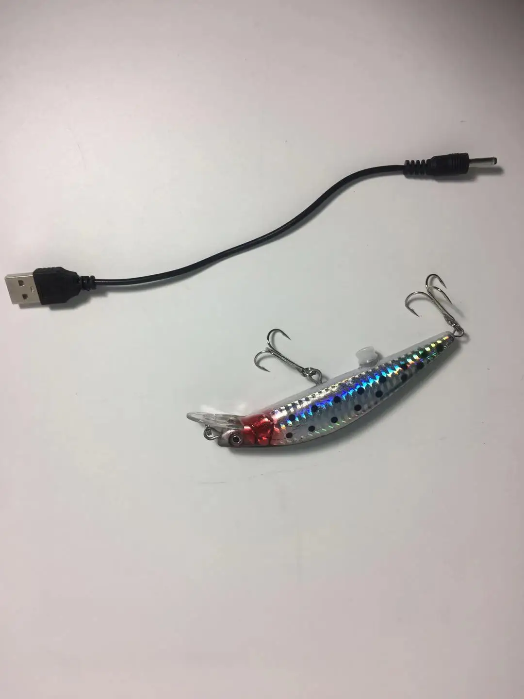 NEESSV 1 шт. USB перезаряжаемая мигающая Светодиодная лампа для рыбалки игрушка