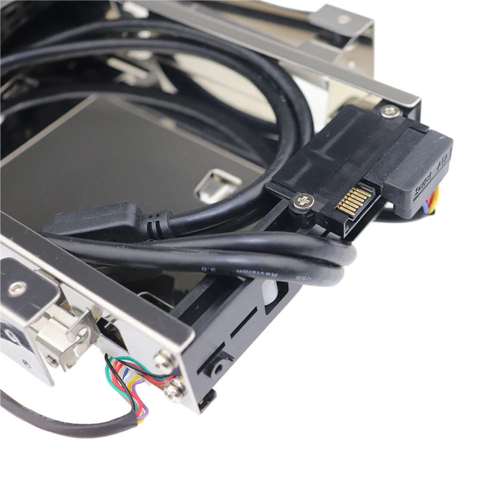 Корпус для настольного ПК оптический с двойным отсеком 5 25 дюйма 2 5/3 SATAT III HDD SSD