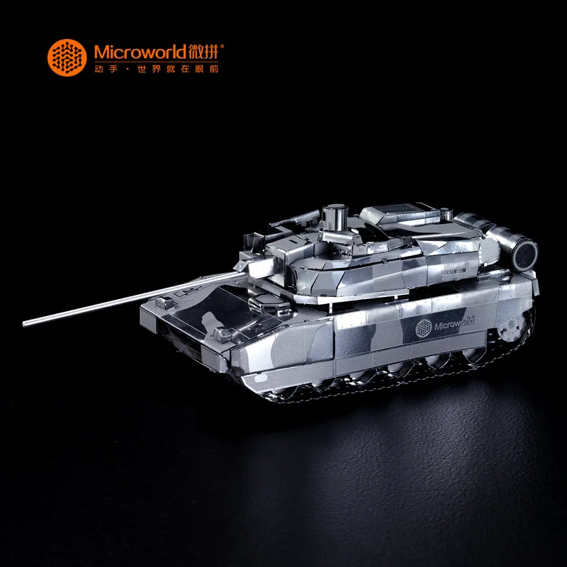 Microworld 3D металлические модели Leclerc основной боевой танк MBT модель DIY лазерная резка