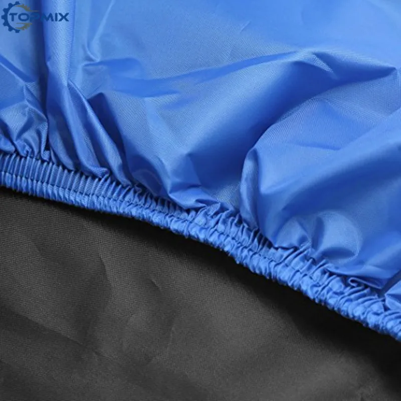 Чехол для мотоцикла L/XL/XXL/XXXL черный + синий пылезащищенный водонепроницаемый