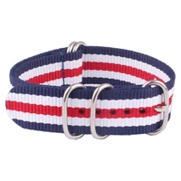 buy 2 get 10 off 18mm 20 mm 22mm 24mm stripe red army zulu fabric nylon watchband watch strap 5 rings bands buckle belt