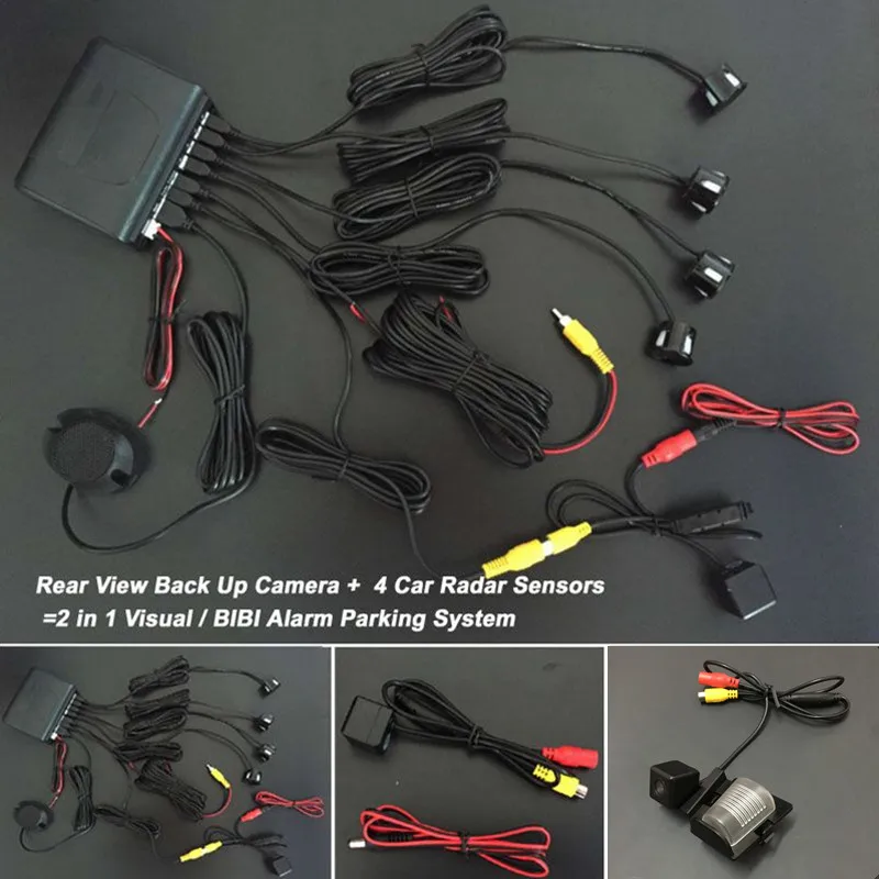 Автомобильная камера + парковочные датчики = визуальная система сигнализации BIBI 2