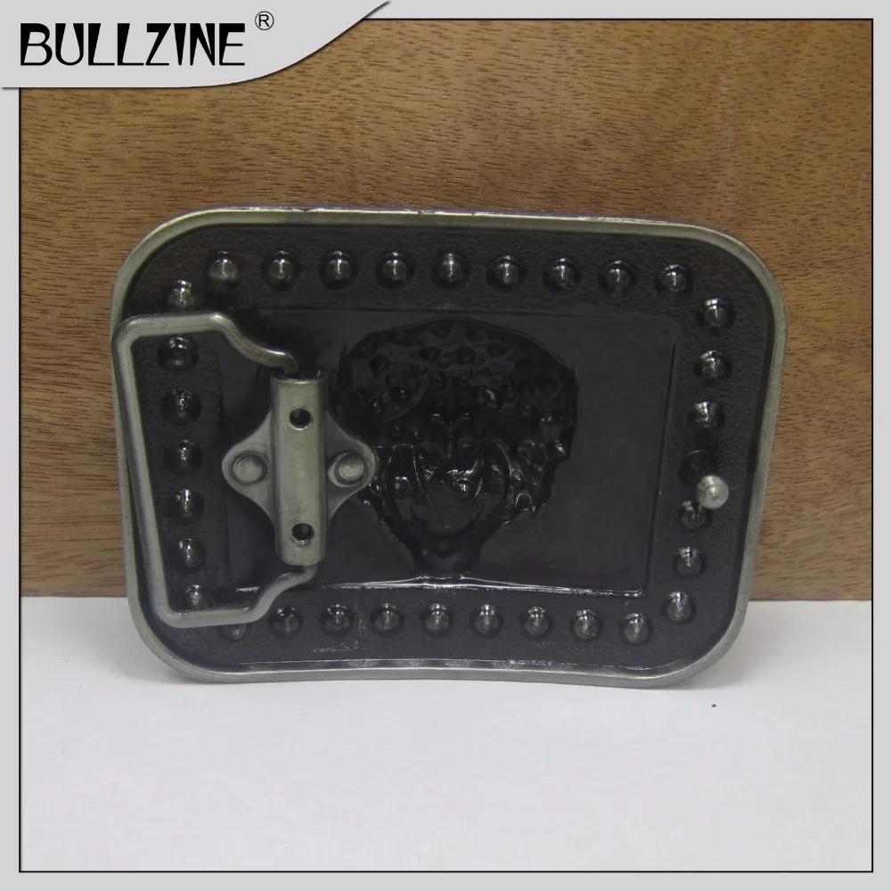 В Bullzine тигра с алмазной пряжки ремня оловянной отделкой FP 03454 подходит для детей