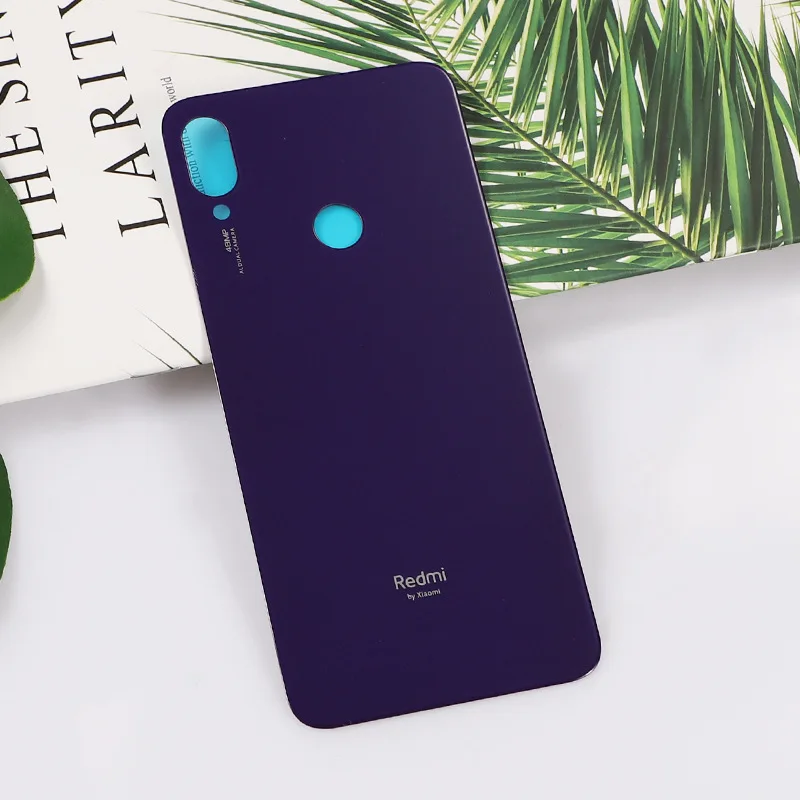 Xiaomi Redmi note 7 крышка батареи Задняя стеклянная панель Дверь Корпус чехол для pro