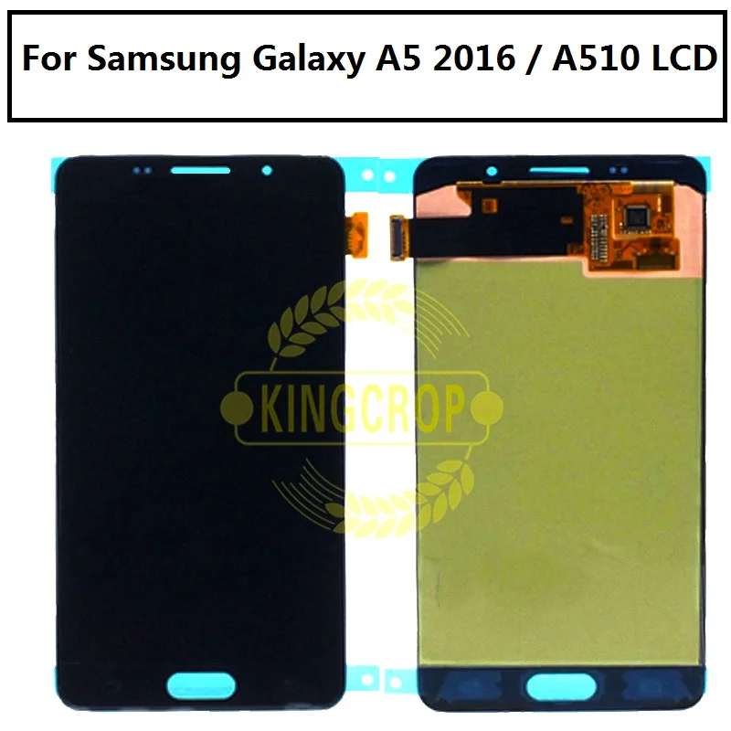 ЖК дисплей Super AMOLED для SAMSUNG GALAXY A5 2016 A510 сменный сенсорный экран с дигитайзером в