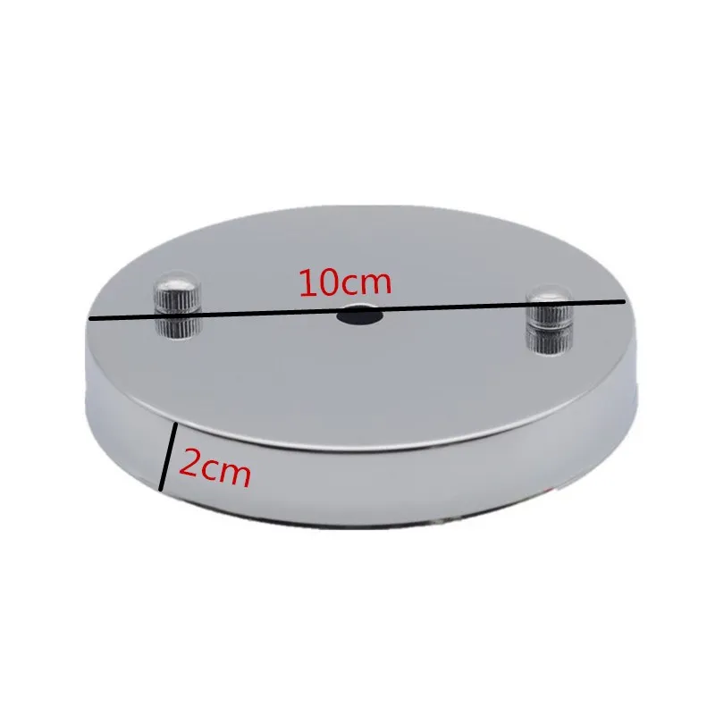 Четырехместный 1 шт. 10 см круглый металлический потолочный светильник базовая