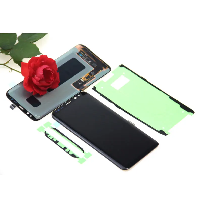 S8 lcd для samsung S8 Plus lcd G955 S8 G950 G950F Дисплей lcd сенсорный экран дигитайзер с тенью запасные части