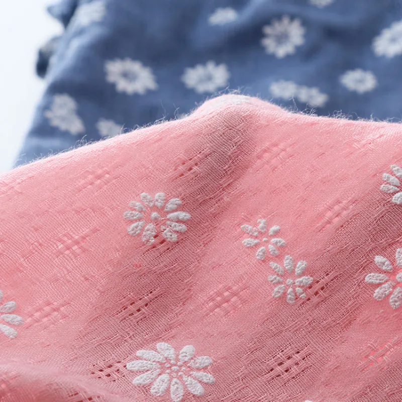 Летние штаны-шаровары для маленьких девочек одежда из хлопка и льна брюки до