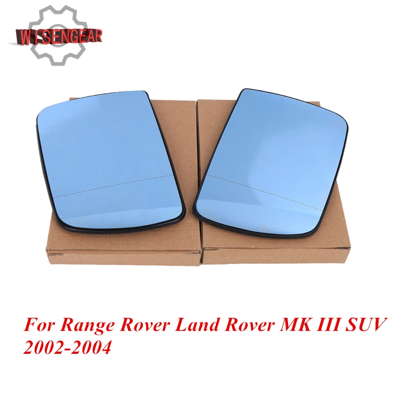 Синее зеркало с широкоугольным подогревом для дверного крыла Land Rover Range III SUV 2002 2003