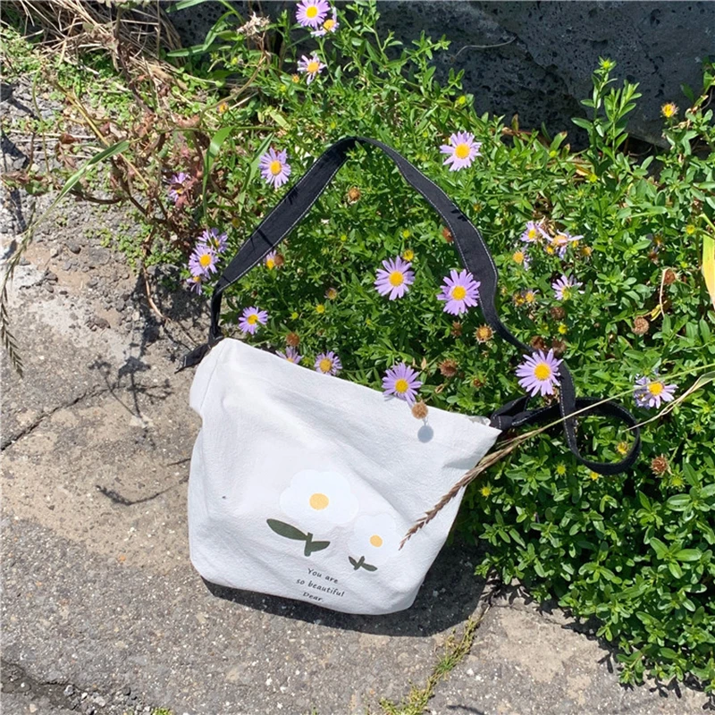 Youda модная женская парусиновая сумка с цветочным принтом Элегантная Дамская