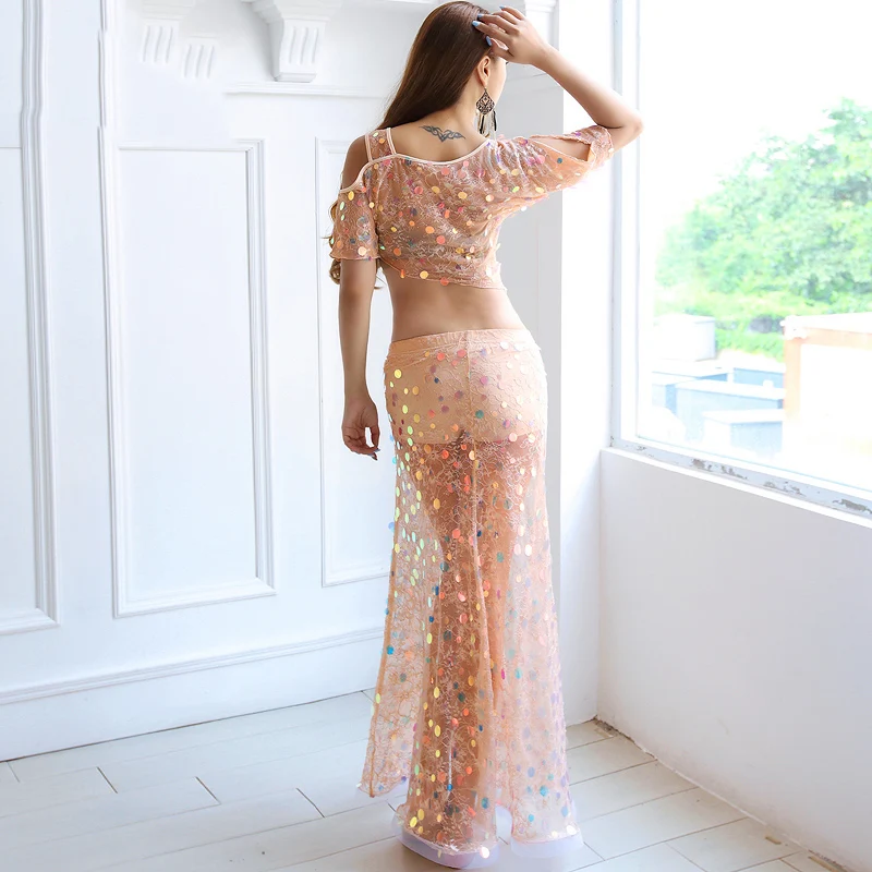 Женское платье для танца живота взрослый тренировочный костюм Профессиональный