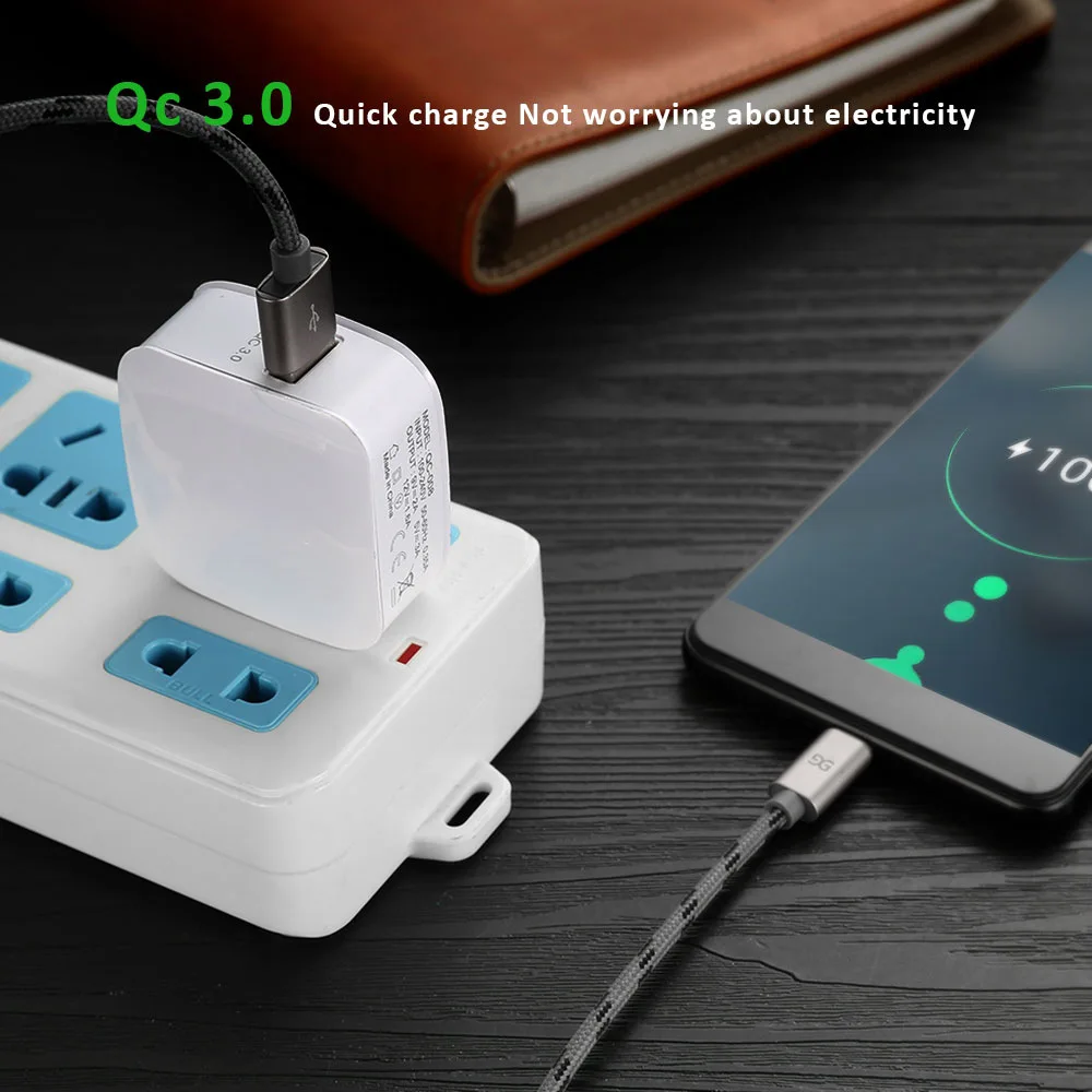 Quick Charge 3.0 USB Charger QC3.0 QC Fast Charging Plug Adapter Wall Mobile Phone For iPhone 7 8 Xiaomi 9 SE Redmi Mi | Мобильные