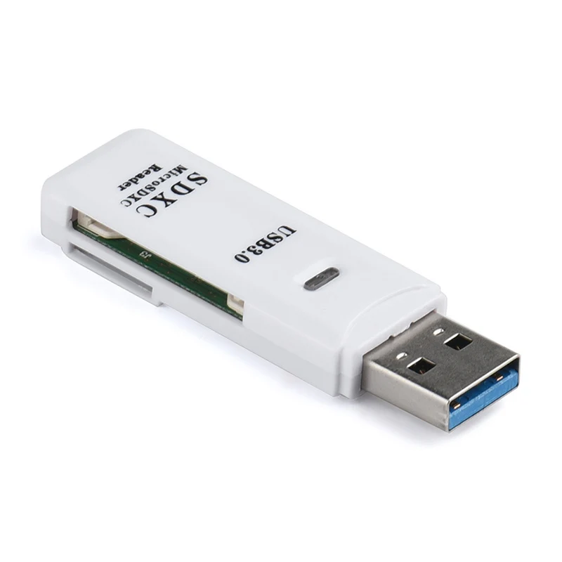 Портативный 2 в 1 Usb 3 0 5 Гбит/с супер высокоскоростной Micro Sd Sdxc Tf T-Flash кардридер