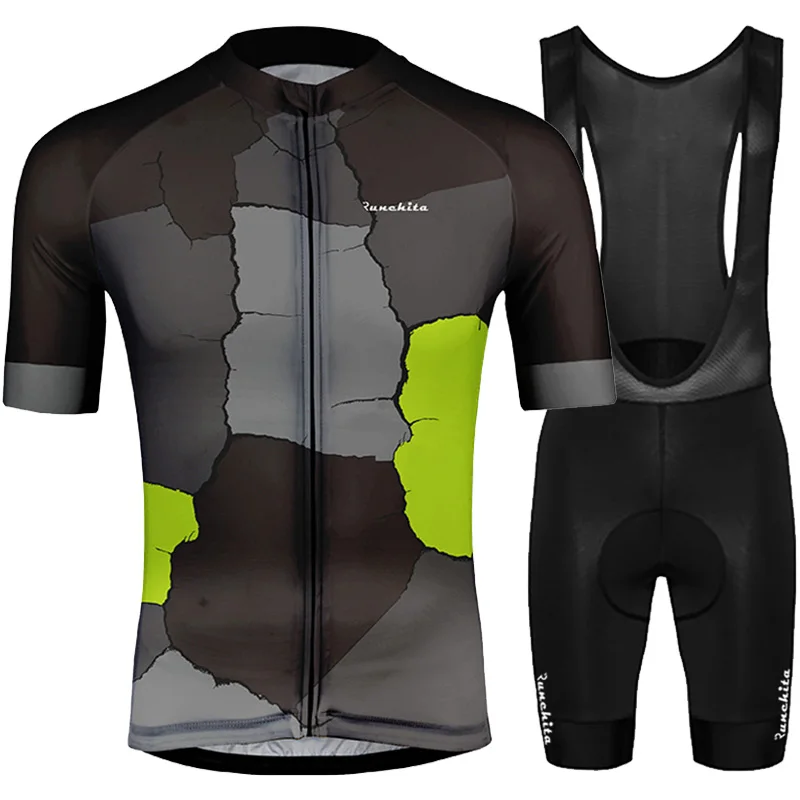 Веломайка Radtrikot herren с коротким рукавом комплект из джерси и шорт для езды на