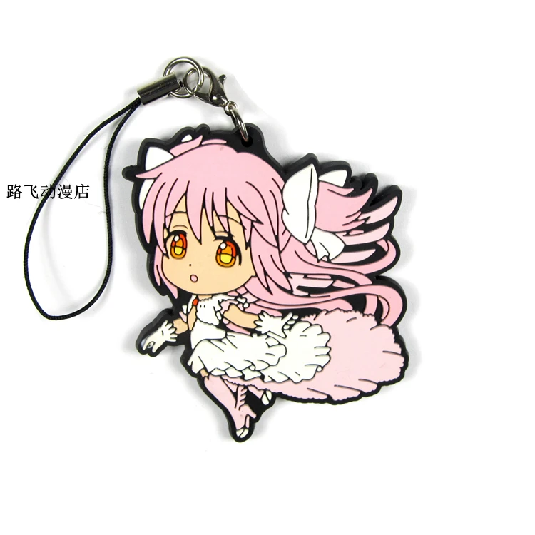 Puella Magi Madoka Magica фигурка аниме модель Kaname Madoka Akemi Homura Miki Sayaka Tomoe Mami резиновый брелок подвеска