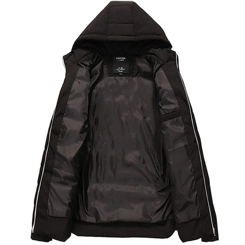 Коллекция 2018 зимние мужские куртки толстые теплые парки 4XL повседневные с