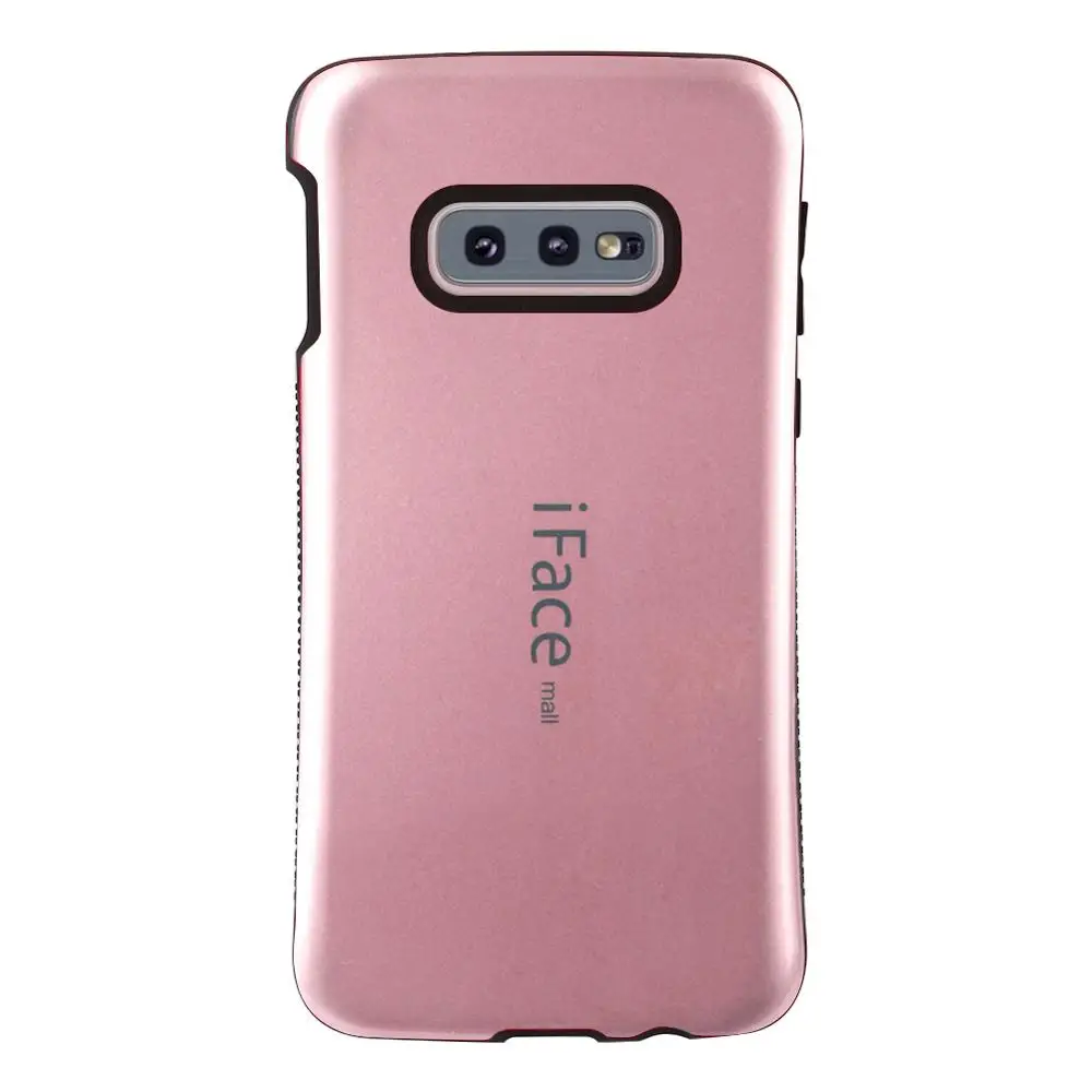 Розовый Iface mall для samsung Galaxy S10e чехол с защитой от ударов и воды в стиле Роскошный чехол для S10 Lite ТПУ жесткий защитный чехол Гибридный чехол-накладка корпус чехол для телефона - Цвет: Розовый