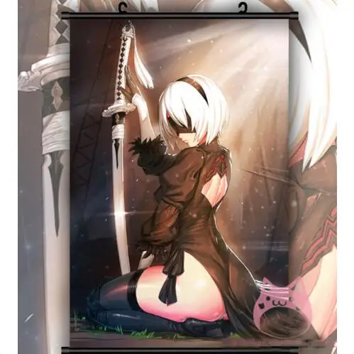 NewHome Декор игра Nier Automata Yorha No.2 Тип B плакат настенная коллекция прокрутки аниме