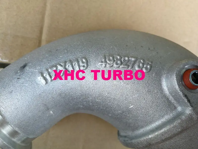 Новый турбокомпрессор HE221W HE200WG ISDe4 ISF2.8 3 8 коленчатая труба 4982765|Турбонагнетатели и
