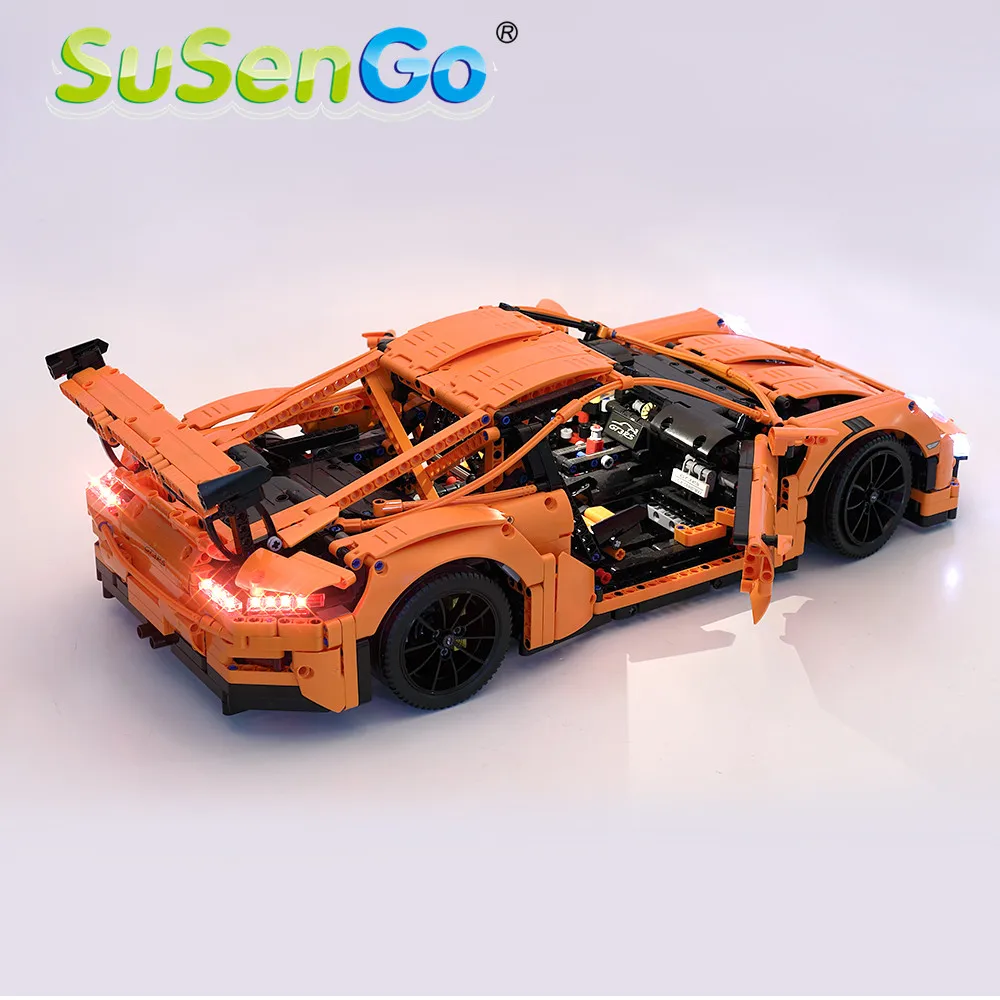 SuSenGo светодиодный светильник комплект для Technic GT3 RS светодиодный светильник ing набор совместим с моделями 42056 и 20001(без модели строительных блоков