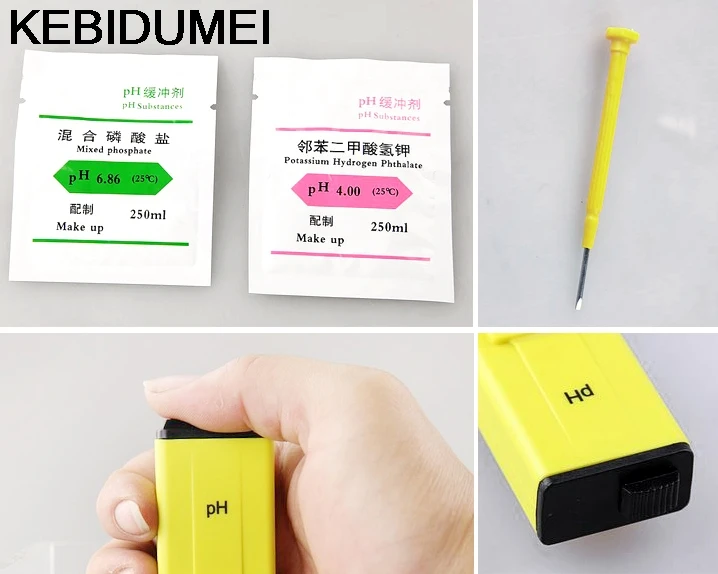 Цифровой измеритель PH Тестер Карманный Бассейн Портативный водный Аквариум