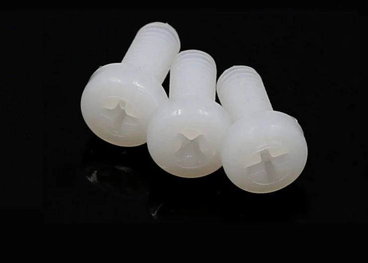 Белый Нейлоновый винт Philips с поперечной головкой 1000 шт./лот M5X8/10/12/15/20/25/30/35/40 мм -