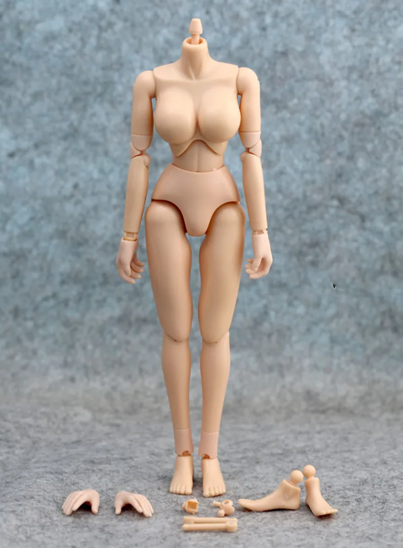 12 дюймовая фигурка куклы масштаб 1:6 женская модель тела маленькая грудь большой