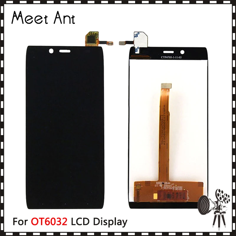 4 7 &quotдля Alcatel One Touch Idol Alpha 6032 OT6032 6032X 6032a ЖК экран с кодирующий преобразователь