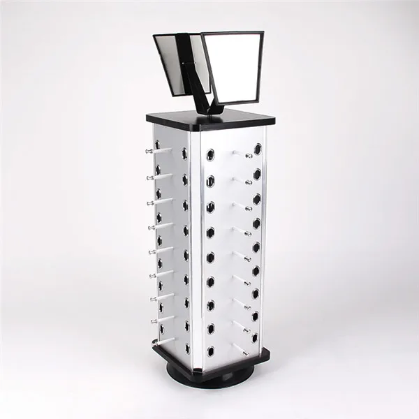 Квадратная Металлическая вращающаяся стойка для солнечных очков 1 шт. Быстрая