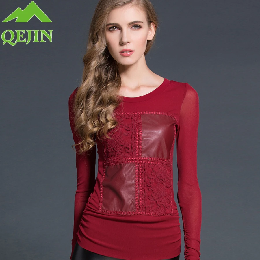 

Женская зимняя футболка с длинным рукавом, с цветочной вышивкой