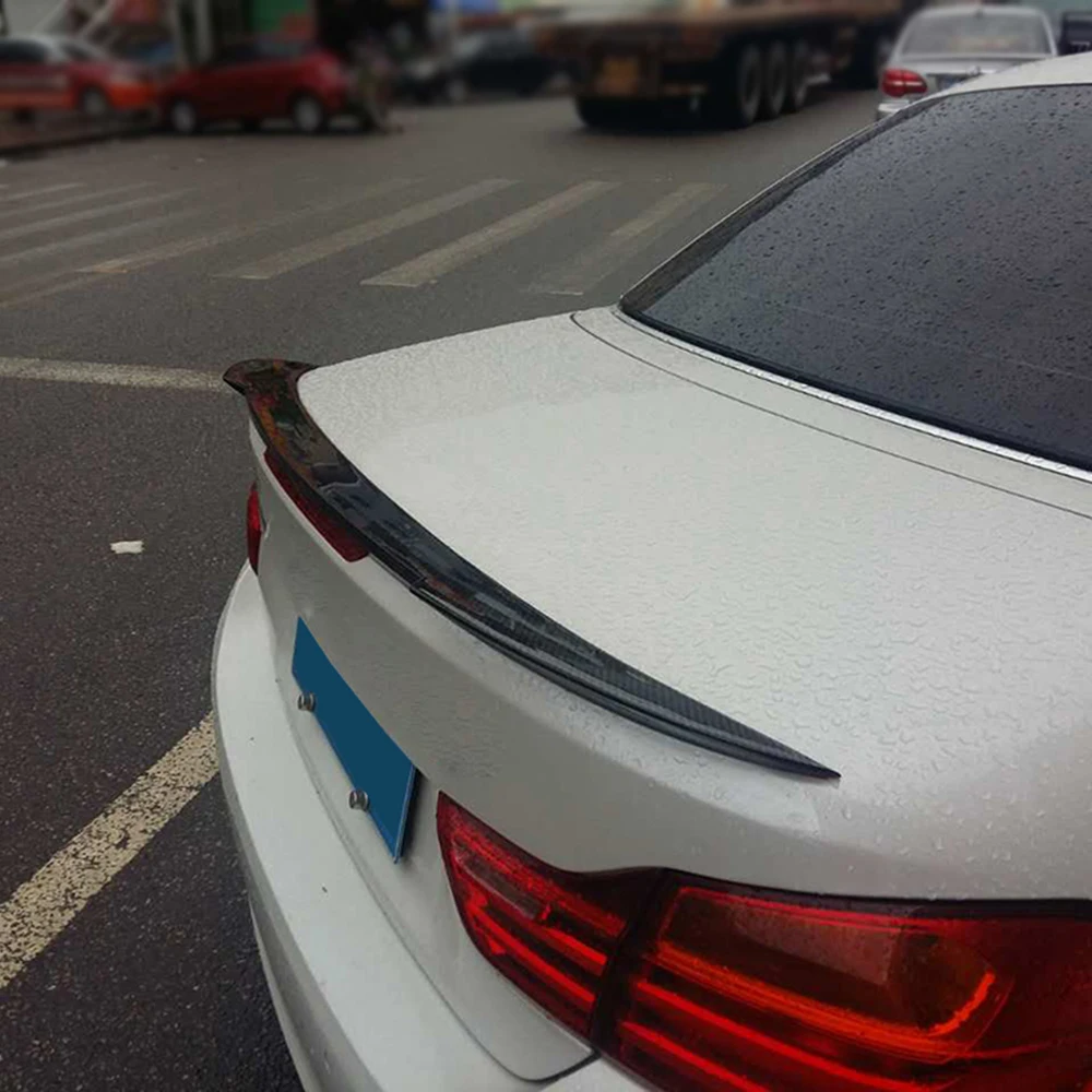 Автомобильный задний спойлер из углеродного волокна крыло багажника для BMW 4