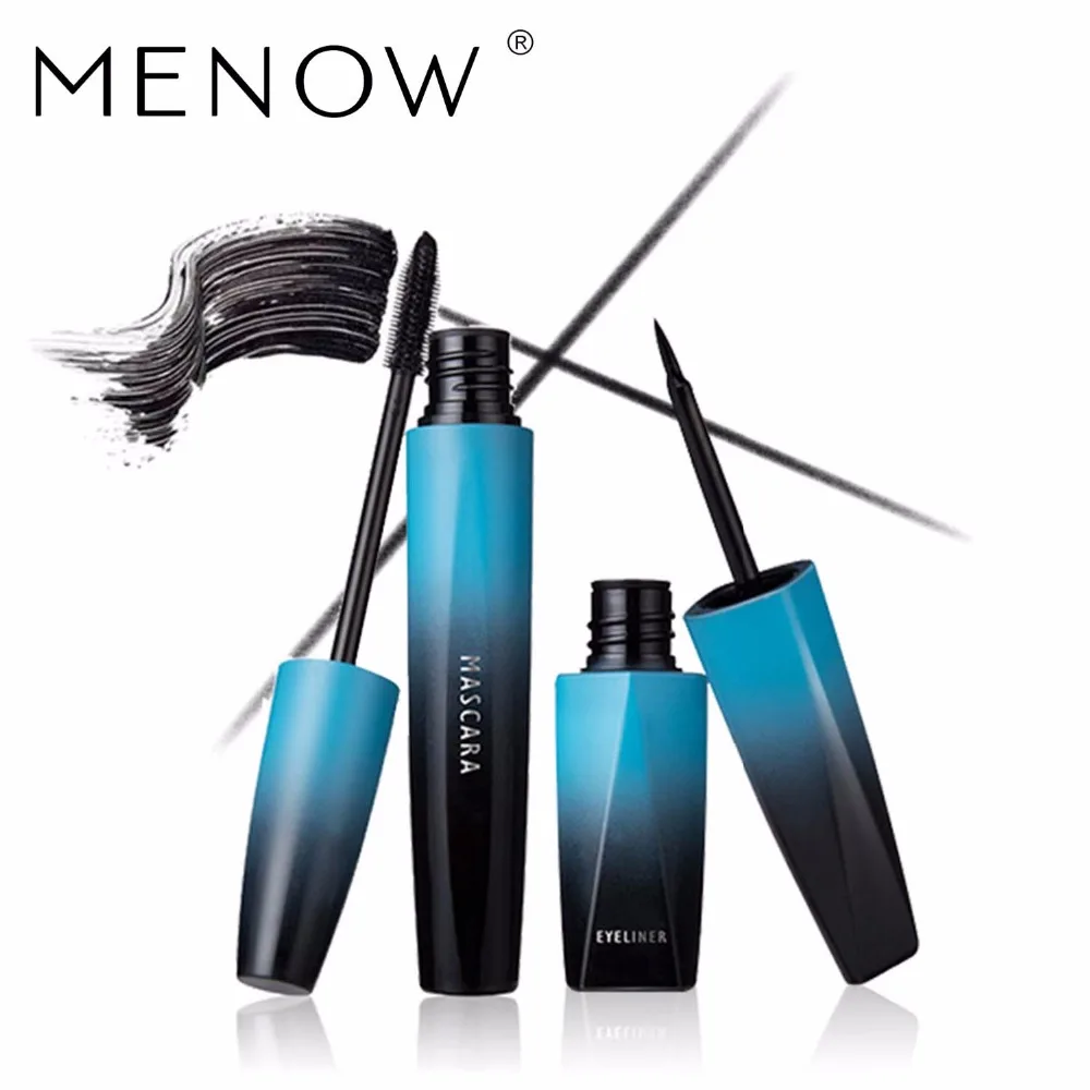 Menow бренд Make Up Set Керлинг Толстая Тушь для ресниц и Водонепроницаемый Lasting Eye