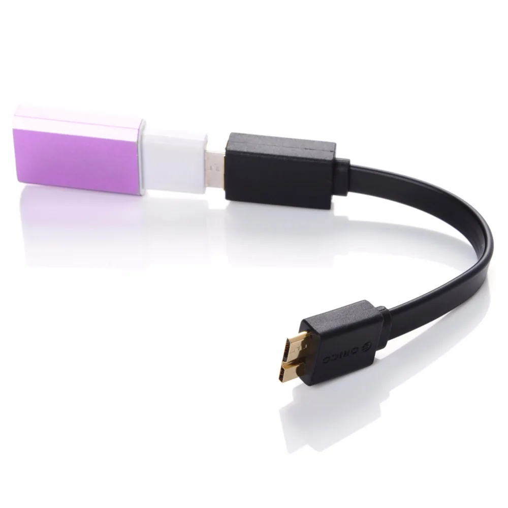Удлинительный кабель ORICO для Samsung S5 Note3 USB передачи данных 15 см USB3.0 папа Micro