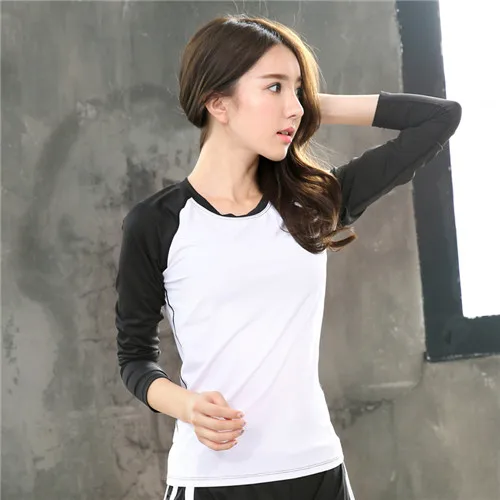 Women Yoga Professional long sleeve Shirts Tops Fitness Sports Ladies Gym Sport For Running Shirt | Спорт и развлечения