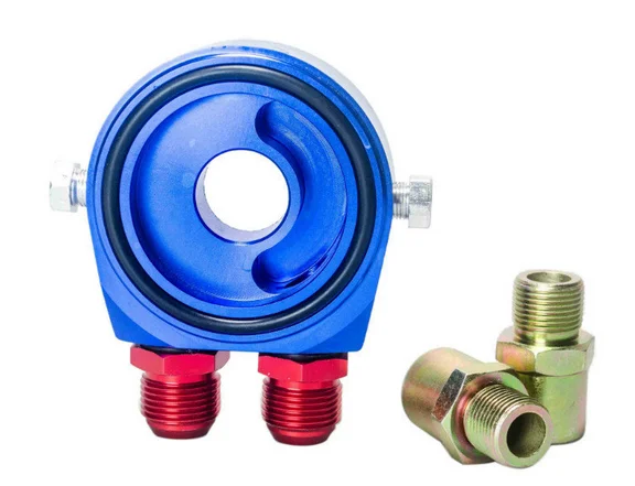 Универсальный Алюминий сэндвич Нефть адаптер фильтр пластинчатый охладитель