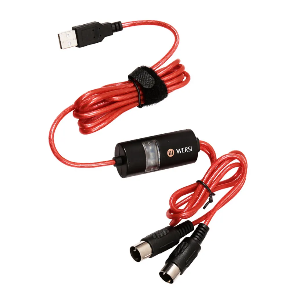 USB к Midi кабель конвертер Электрический пианино барабан ПК/ноутбук/Mac музыкальной