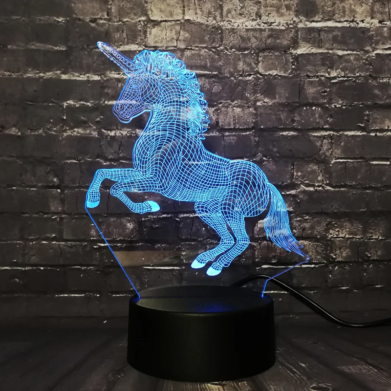 Epack Прямая поставка 3D светодиодный светильник, ночник RGB лампа Рождественский декоративный подарок мультфильм игрушка Luminaria LAVA Вечерние