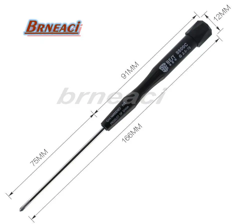 BST-8800C Удлиненная 75-мм прецизионная отвертка для ремонта iPhone и ноутбуков