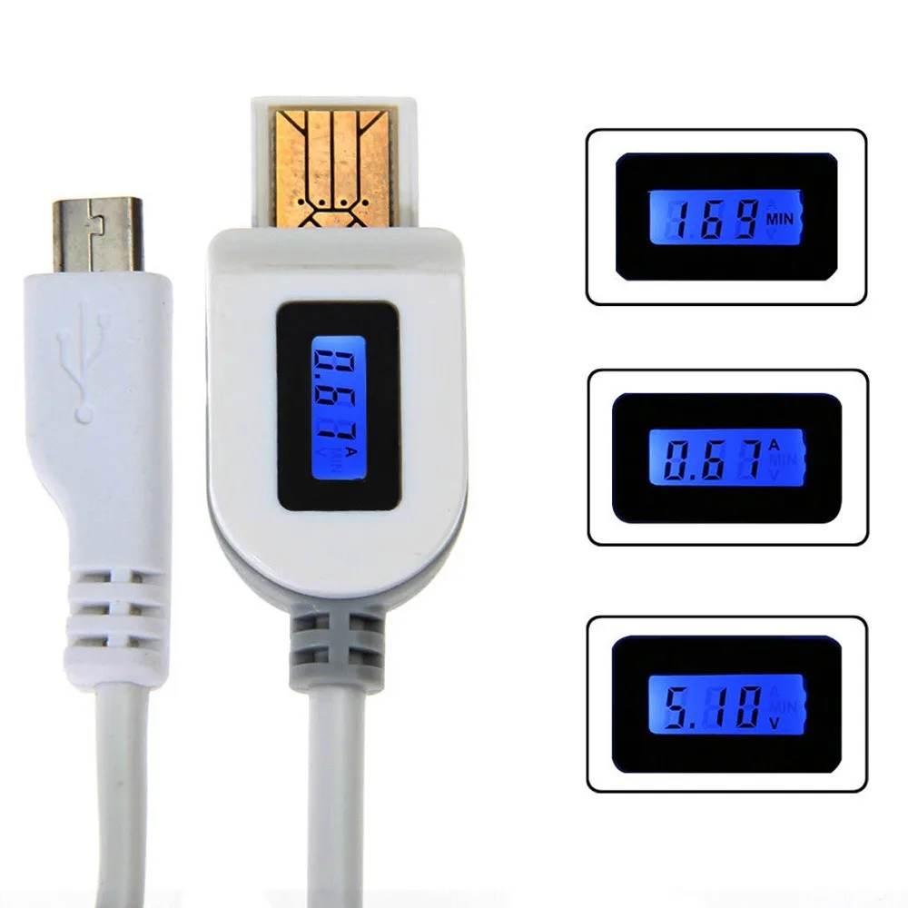 1 шт. полезное высокое качество Φ Micro USB умное напряжение тока для смартфона|Кабели