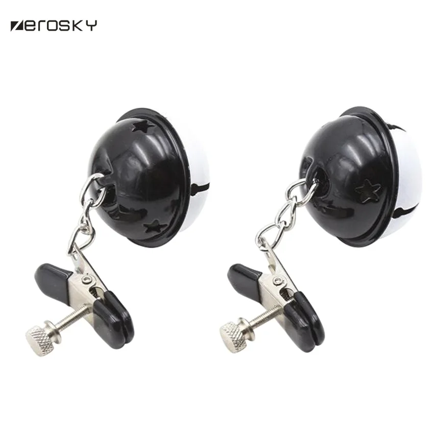 1 пара колокольчиков металлический ниппель зажимов цепи зажимы для груди молока