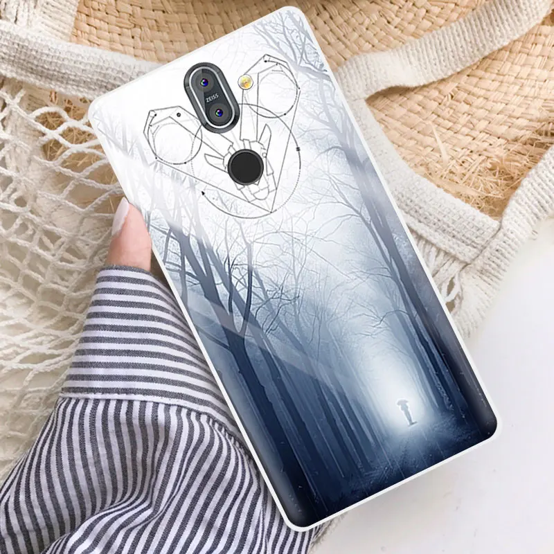 Капа для Nokia 8 Sirocco прозрачный установлены телефон случаях 5 дюймов ультра тонкий
