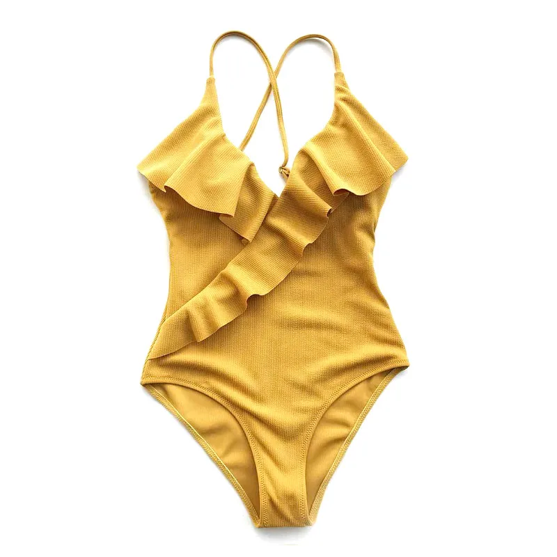 SBART купальник женский плюс размер цельный купальный костюм белый XXL Женская