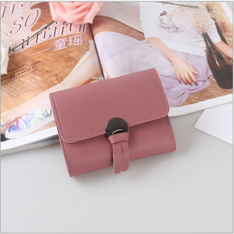 2019 Fashion Women Short Purses Vintage PU Leather Lady Clutch Wallet Small Tassel Female | Багаж и сумки