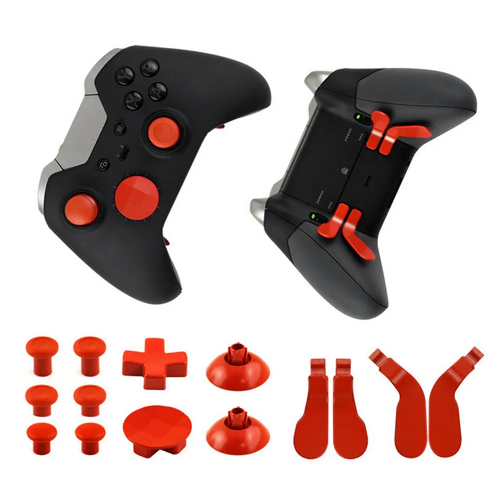Полный набор запасных частей для Xbox One Elite контроллер геймпад Thumb Grips Stick D-Pad& Bumper Button Bullet kit с инструментами