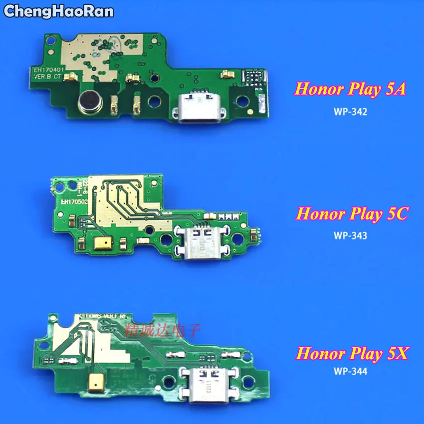 ChengHaoRan 1 шт. USB зарядное устройство плата док-порт гибкий кабель для Huawei Honor Play 5A 5C 5X