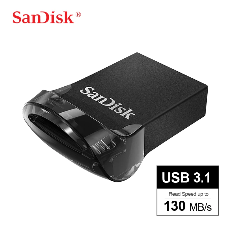 SanDisk USB 3 1 флеш накопитель 256 ГБ 128 64 32 16 130 МБ/с./с|USB флэш-накопители| |
