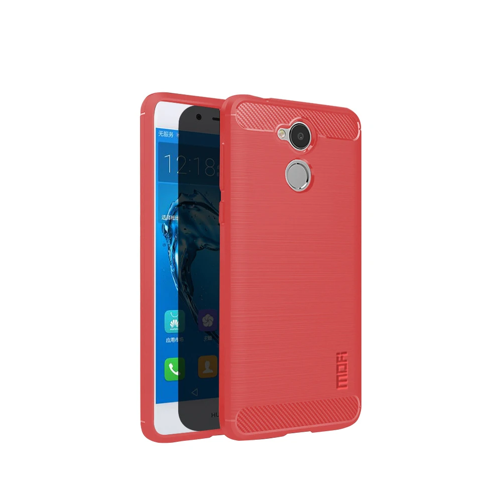 Чехол чехол для Huawei Honor 6A чехол из углеродного волокна MOFi Мягкий ТПУ силиконовый матовый Противоударный задняя крышка для Honor 6A